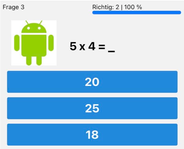 Rechenübung für Android